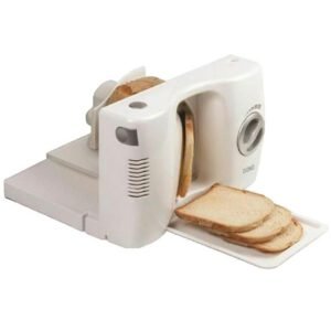 Trancheuse Domo Lame 17 cm Blanc
