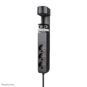 NEOMOUNTS BY NEWSTAR Neomounts VOLT Desk Clamp socket with Quick-charge USB Ports (clamp 0-50mm), 3x type-F 230V, 1x USB-A 18W, 2x USB-C 20W