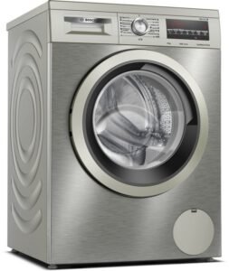 Bosch WUU28T8XES Machine à Laver 8 kg Charge Avant Acier Inoxydable Classe A