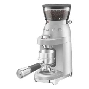 Moulin à café Smeg 50 niveaux de broyage Aluminium
