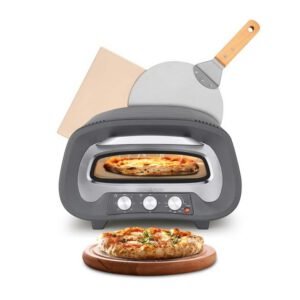 Schneider - Pierre De Feu Serie Z Grey - Four à Pizza - Cuisson 3 Min - 2200w