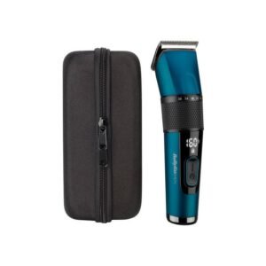 Tondeuse Babyliss P1362E Lames acier japonais 45 hauteurs écran numérique Bleu