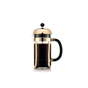Cafetière à piston BODUM Chambord 1 L Or 8 tasses en acier inoxydable