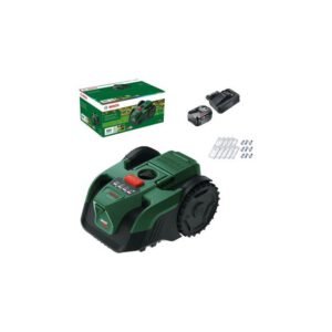 Tondeuse robot Bosch VISIMOW 18V-200 kit 5Ah 200 m² SmartVision Noir vert