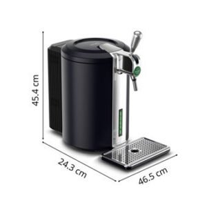 Pompe à bière Krups Beertender Compact Ultimate VB720E10 Bleu nuit