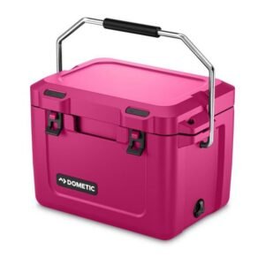 Glaciere isotherme - DOMETIC - Patrol 20 - 19L - Poignée de transport inox - Conserve la glace plusieurs jours - Rose