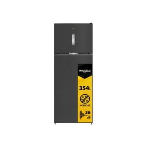 Réfrigérateur Whirlpool WHD2 6473 X5E pose libre double porte Inox sombre Dual No Frost congélateur en haut 477 L écran externe 36 dB