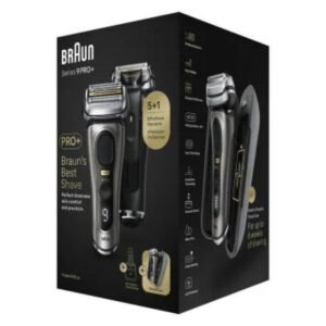 Braun Series 9 Pro+ 9575cc Wet & Dry Rasoio Trimmer Metallico