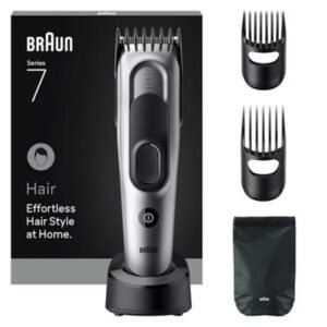 Braun HC7590 tagliacapelli Nero, Argento 17 Nichel-Metallo Idruro (NiMH)