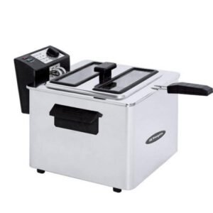 Friteuse professionnelle Orbegozo FDR 80, 8 L, 2000 W, acier inoxydable