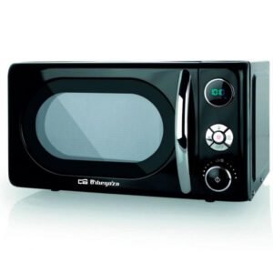Micro-ondes numérique Orbegozo Mig2044 700 W avec grill, capacité de 20 litres et design noir