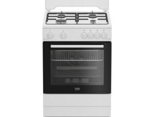 Beko FBG62121WD Cuisinière Gaz Blanc 4 Brûleurs