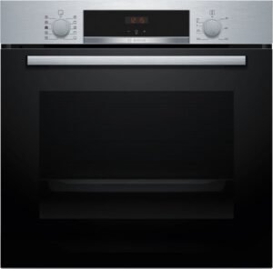 Bosch Serie 4 HQA514ES3 four 71 L 3400 W Noir, Acier inoxydable