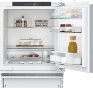 SIEMENS KU21RADE0 - Réfrigérateur 1 porte - 134 L - Intégrable sous plan - Dégivrage automatique - Home Connect - Éclairage LED - FreshBox - Modes Eco et Sabbat - Fermeture douce SoftClose