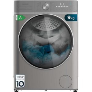 CECOTEC 02767 - Lave-linge Bolero DressCode 9800 Inverter Steel A