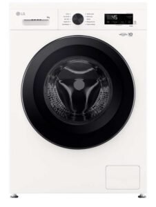 LG F94B15WHS - Lave-linge frontal - 9 kg - Moteur Direct Drive - 1400 trs - Vapeur Steam™ - Classe A - Top amovible - Connectivité LG ThinQ