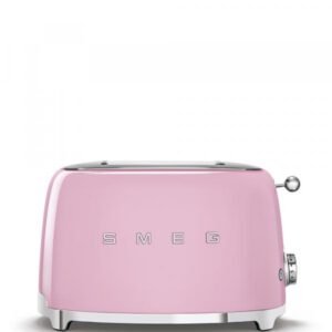 Grille-pain Smeg 2x2 50 pouces rose tsf01pkeu