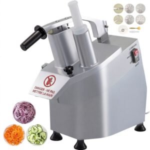 Roline Coupe-légumes électrique pro 550W Inox 6 disques