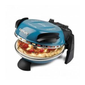 Four à pizza électrique G3Ferrari G10006 1200W Pierre réfractaire ø31cm Minuteur 5min Bleu