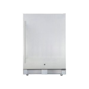 Réfrigérateur de table FRIGELUX RETT136A 102 L Inox 304 IPX4 0-10°C Contrôle digital Éclairage LED 43 dB