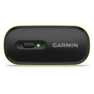 Ceinture cardio Garmin HRM 600 Bluetooth LE rechargeable M-XL Noir/jaune fluo