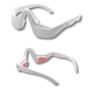 Masque Oculaire EMS Anti-Cernes – Vibrations & Lumière Rouge, Regard Défatigué, Raffermissant Contour des Yeux