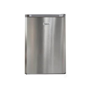 Réfrigérateur table-top FRIGELUX RTT127XE 120 L Inox-look, porte pleine réversible poignée intégrée, thermostat mécanique, froid statique, dégivrage auto