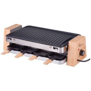 LITTLE BALANCE Raclette / Grill 8 personnes Bois & Inox - 8388