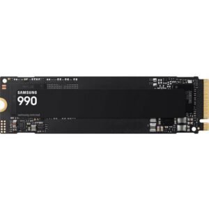 SSD SAMSUNG SERIE 990 M.2 2To 2280 PCIe 4.0 x4 NVMe 2.0 Lecture 7250 Mo/s Ecriture 6450 Mo/s MZ-V9V2T0BW