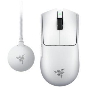 Viper V4 Pro - Souris Gaming Esport sans Fil symétrique - Ultra légère 50 g - HyperSpeed Gen-2 avec fréquence de 8 KHz - Capteur Focus Pro 50K - Molette Optique - PC/Mac | Blanc