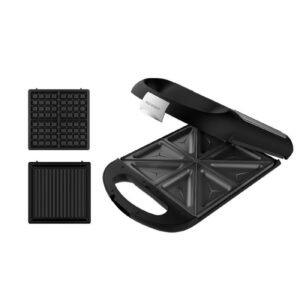 CECOTEC 03112 - Appareil à sandwichs Rock´nToast Family 3in1