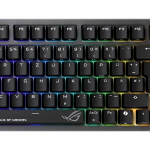 ASUS ROG Strix Morph 96 Wireless clavier Gaming USB + RF Wireless + Bluetooth QWERTY Italien Noir