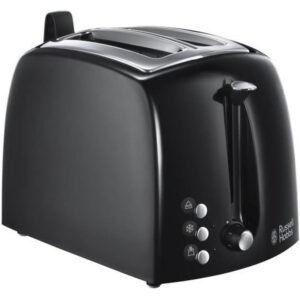 Grille-pain Russell Hobbs 22601-56 Textures Plus 2 fentes extra larges réglage variable Noir