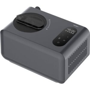 Machine à glaces MEDION LIFE Ice Cream Maker MD 100087 1,5 L avec compresseur affichage LED tactile Gris