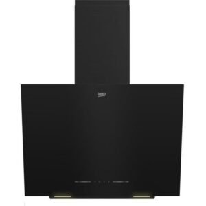 Hotte murale BEKO bPRO 500 BHCA62422BBH 60 cm noire, 400 m3/h, 3 vitesses, éclairage LED, anti-retour
