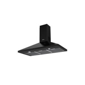 Hotte murale LEISURE H1001PKF 100 cm Noir cheminée LED 3 vitesses 600 m³/h Classe C