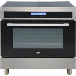 Continental Edison CECPI9060IXD Induction 5 foyers Silver