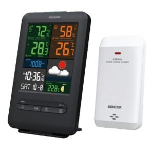 Station météorologique Sencor SWS 7300 Écran 5,4 pouces Noir