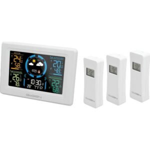 Station météorologique GoGEN ME3397W écran LCD couleur blanc