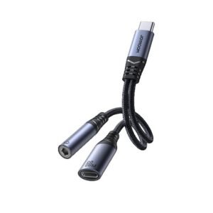 Adaptateur audio Joyroom SY-C02 USB-C + 3.5mm Noir