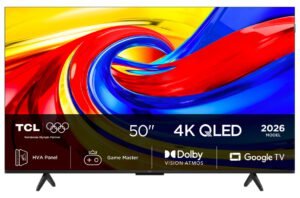 TCL 50P7L TV QLED 50 4K Ultra HD, Smart TV, Noir