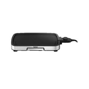 Griddle électrique Tefal CB630D10 2000W en acier inoxydable