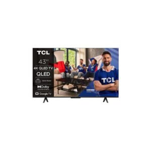 TCL 43P79L TV QLED 4K 43 Smart Google TV HDR10+ Dolby Vision 2.0ch 20W Noir