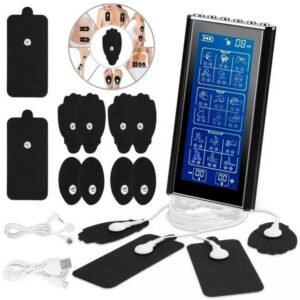 Masseur d'électrothérapie TENS 36 Modes - Stimulateur musculaire pour soulager la douleur Black