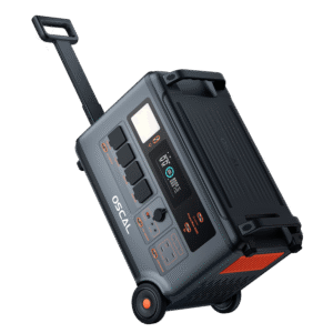 Station électrique portable OSCAL PowerMax 6000, 3600Wh Batterie LiFePO4, Sortie AC 6000W Haute Puissance