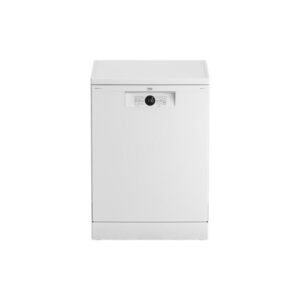Lave-vaisselle pose libre BEKO BDFN26540WP 60 cm 15 couverts 41 dB Classe C 6 programmes LED TargetDry Flexi 3e tiroir à couverts Blanc
