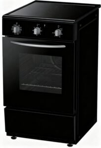 Cuisinière à induction Continental Edison CECI3F50B 3 zones Four 51 L chaleur brassée 8500 W Noir