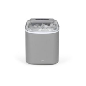 Machine à glaçons LIVOO DOM484G 150 W jusqu'à 12 kg/jour autonettoyante indicateur niveau d'eau 9 glaçons par cycle Gris