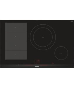 Siemens EX875LEC1E plaque Noir, Acier inoxydable Intégré Plaque avec zone à induction 4 zone(s)