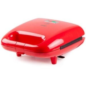 Appareil à croque-monsieur DOMO DO9242W 750 W 5-en-1 plaques interchangeables Rouge